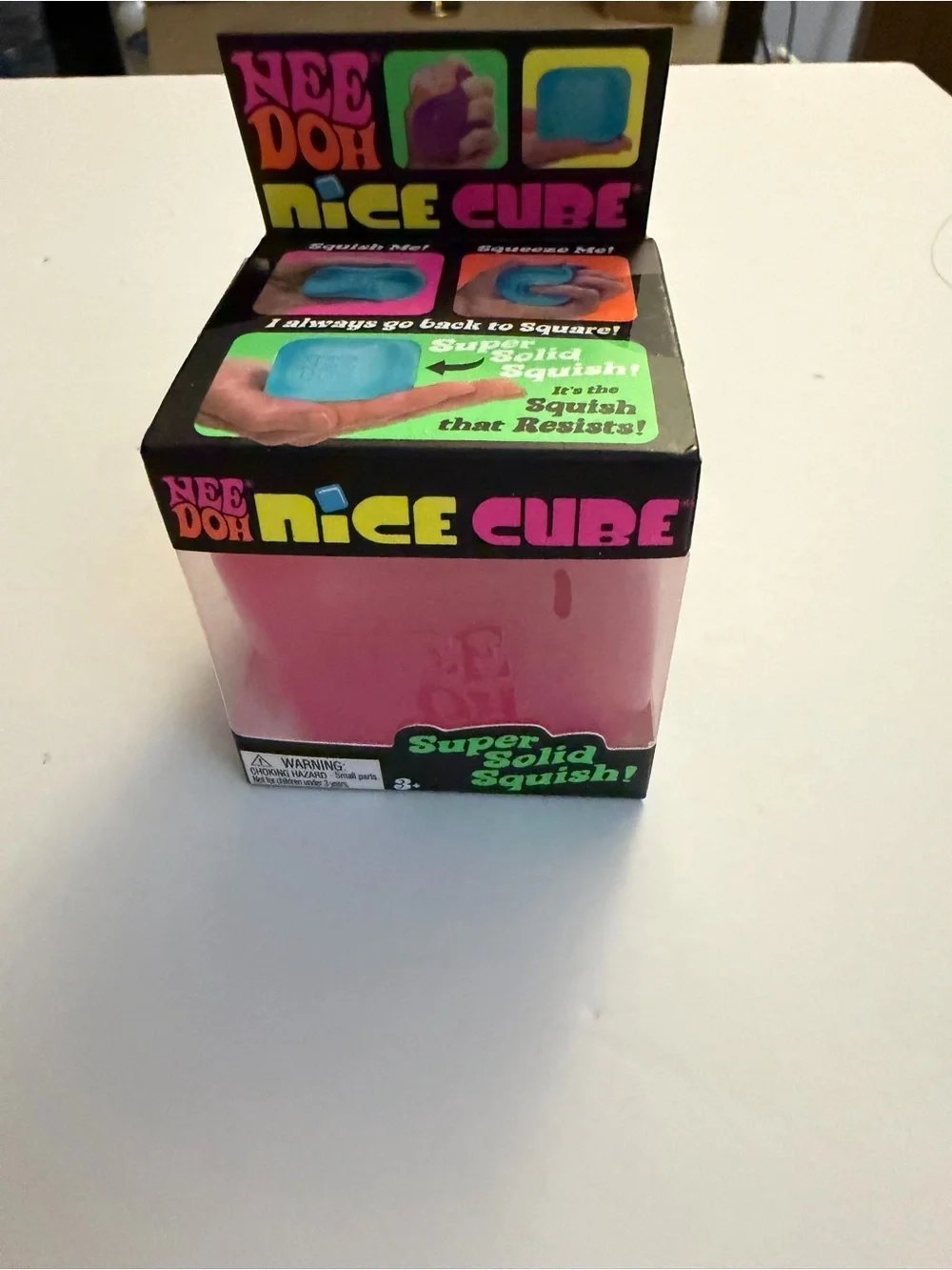 Needoh Nice Cube - Pink Squishy